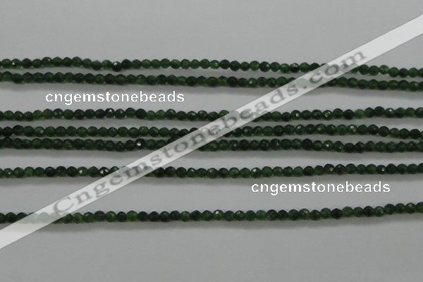 CTG417 15.5 inches 2mm faceted round tiny dyed candy jade beads