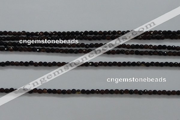 CTG426 15.5 inches 2mm faceted round tiny agate gemstone beads