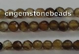 CTG427 15.5 inches 3mm faceted round tiny agate gemstone beads