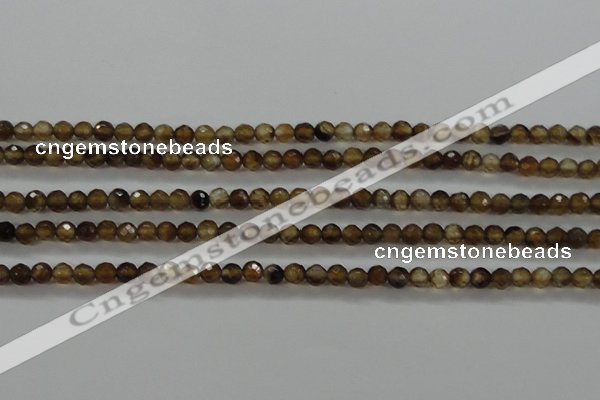 CTG427 15.5 inches 3mm faceted round tiny agate gemstone beads