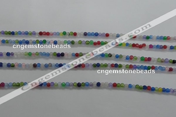 CTG436 15.5 inches 2mm round tiny dyed candy jade beads wholesale