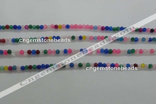 CTG438 15.5 inches 2mm round tiny dyed candy jade beads wholesale