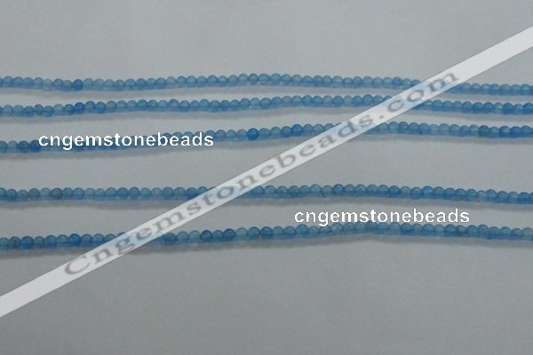 CTG439 15.5 inches 2mm round tiny dyed candy jade beads wholesale