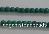 CTG442 15.5 inches 3mm round tiny natural turquoise beads wholesale