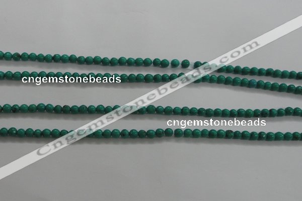 CTG442 15.5 inches 3mm round tiny natural turquoise beads wholesale