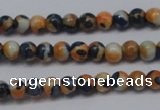 CTG452 15.5 inches 3mm round tiny dyed rain flower stone beads