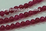 CTG57 15.5 inches 2mm round tiny dyed white jade beads wholesale