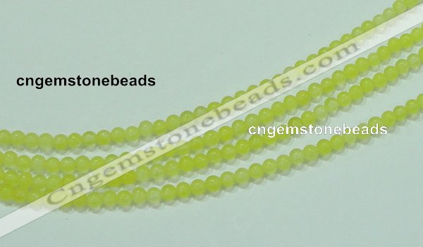 CTG58 15.5 inches 2mm round tiny dyed white jade beads wholesale