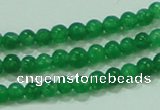 CTG61 15.5 inches 2mm round tiny dyed white jade beads wholesale