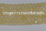 CTG623 15.5 inches 2mm faceted round citrine gemstone beads