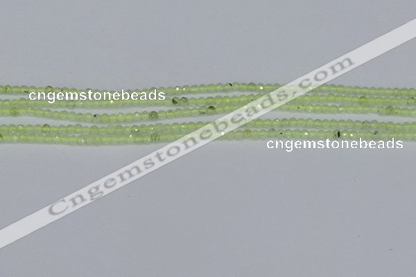 CTG631 15.5 inches 2mm faceted round prehnite gemstone beads