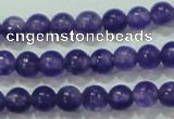 CTG65 15.5 inches 3mm round tiny dyed white jade beads wholesale