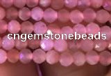 CTG718 15.5 inches 2mm faceted round tiny peach moonstone beads