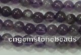 CTG72 15.5 inches 3mm round grade AB tiny amethyst beads wholesale