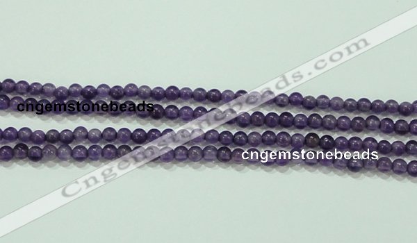 CTG73 15.5 inches 3mm round grade A tiny amethyst beads wholesale