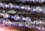 CTG751 15.5 inches 3mm faceted round tiny iolite beads wholesale