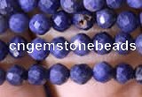 CTG789 15.5 inches 3mm faceted round tiny sapphire gemstone beads