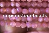 CTG810 15.5 inches 2mm faceted round tiny rhodochrosite beads