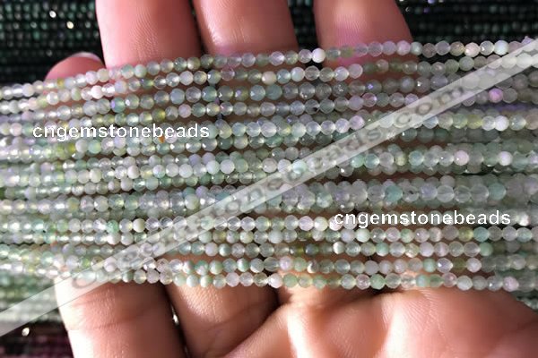 CTG821 15.5 inches 2mm faceted round tiny Australia chrysoprase beads