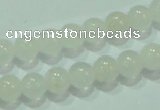 CTG84 15.5 inches 3mm round tiny white jade beads wholesale