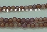 CTG89 15.5 inches 1.5mm round grade B tiny garnet beads wholesale