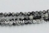 CTJ01 16 inches 4mm round black water jasper beads wholesale