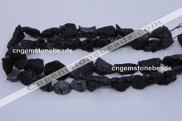 CTK10 15.5 inches 12*16mm - 18*25mm nuggets tektite gemstone beads