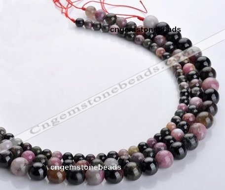 CTO10 16 inch round natural tourmaline gemstone beads wholesale