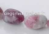 CTO11 15.5 inches 15*18mm freeform natural tourmaline beads