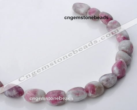 CTO11 15.5 inches 15*18mm freeform natural tourmaline beads