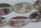 CTO213 15.5 inches 16*28mm marquise pink tourmaline gemstone beads