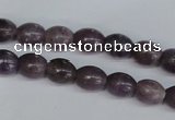 CTO230 15.5 inches 8*10mm rice tourmaline gemstone beads