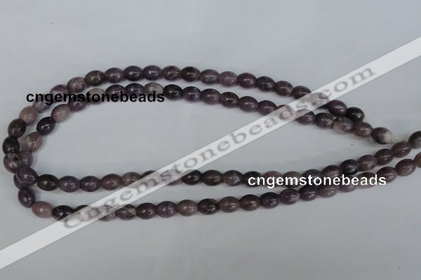 CTO230 15.5 inches 8*10mm rice tourmaline gemstone beads