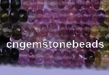 CTO302 15.5 inches 2*3mm faceted rondelle tourmaline beads