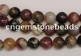 CTO351 15.5 inches 8mm round natural tourmaline gemstone beads