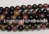 CTO356 15.5 inches 6mm round natural tourmaline gemstone beads