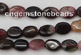 CTO385 15.5 inches 6*8mm oval natural tourmaline beads wholesale