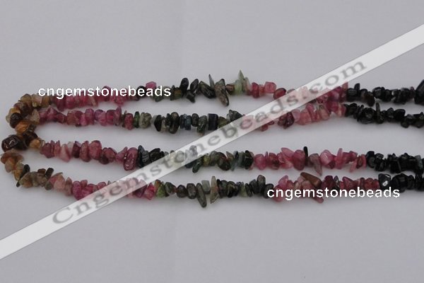 CTO394 15.5 inches 4*6mm - 5*8mm tourmaline chips gemstone beads