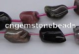 CTO395 15.5 inches 8*12mm - 10*14mm nuggets tourmaline gemstone beads