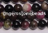 CTO405 15.5 inches 8mm round natural tourmaline gemstone beads