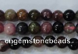 CTO452 15.5 inches 5mm round natural tourmaline gemstone beads