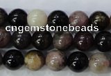 CTO454 15.5 inches 8mm round natural tourmaline gemstone beads