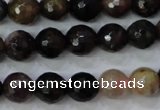 CTO462 15.5 inches 7mm faceted round natural tourmaline gemstone beads