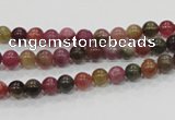 CTO60 15.5 inches 4mm round natural tourmaline gemstone beads