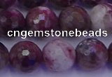 CTO616 15.5 inches 11mm faceted round tourmaline gemstone beads