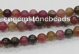 CTO62 15.5 inches 6mm round natural tourmaline gemstone beads