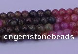 CTO620 15.5 inches 4mm round tourmaline gemstone beads wholesale