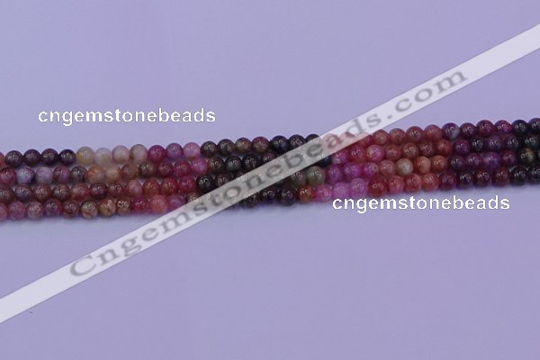 CTO622 15.5 inches 6mm round tourmaline gemstone beads wholesale