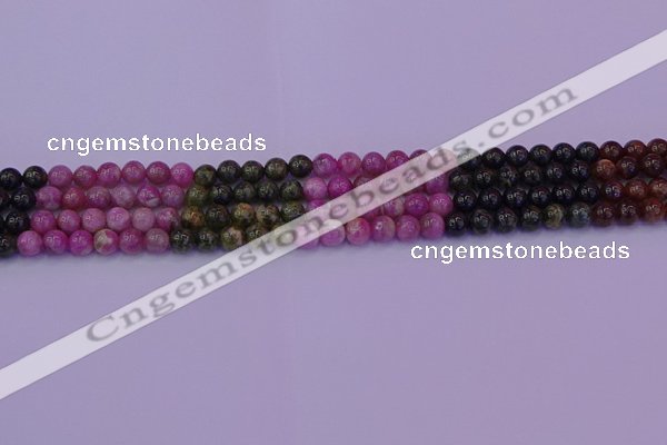 CTO626 15.5 inches 5mm round tourmaline gemstone beads wholesale