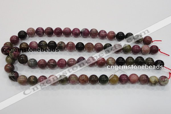 CTO65 15.5 inches 10mm round natural tourmaline gemstone beads